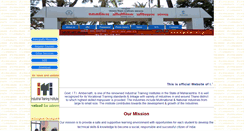 Desktop Screenshot of itiambarnath.gov.in